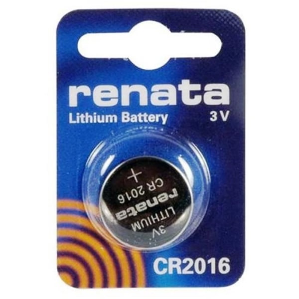 Renata CR2016 batteripaket med 2 st