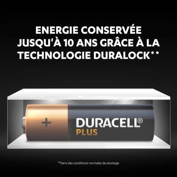 Duracell Plus, paket med 24 alkaliska batterier typ AA 1,5 volt, LR06