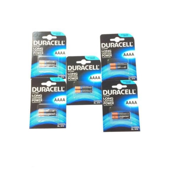 Paket med 10 Duracell Ultra AAAA 1,5V MX2500-E96 Batterier MINIPRIS !!!