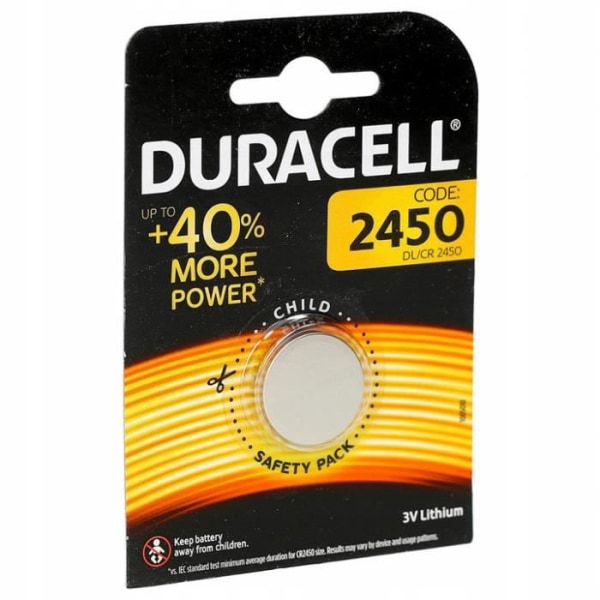 Duracell CR2450 DL2450 ECR2450 batteri/ litiumbatterier