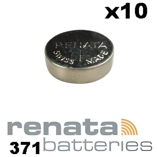 Renata 371 SR920SW Swiss Made 1,55V Button Watch batteri (pack med 10)