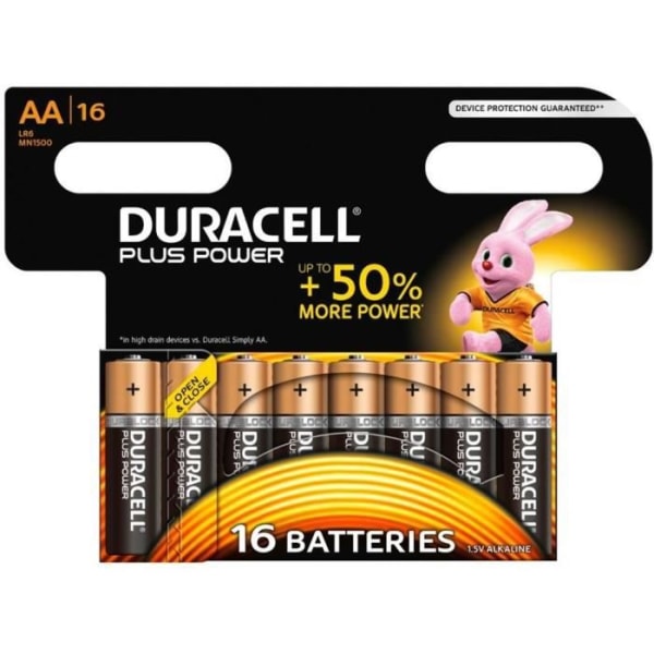 DURACELL 16 Plus Power Aa-batterier