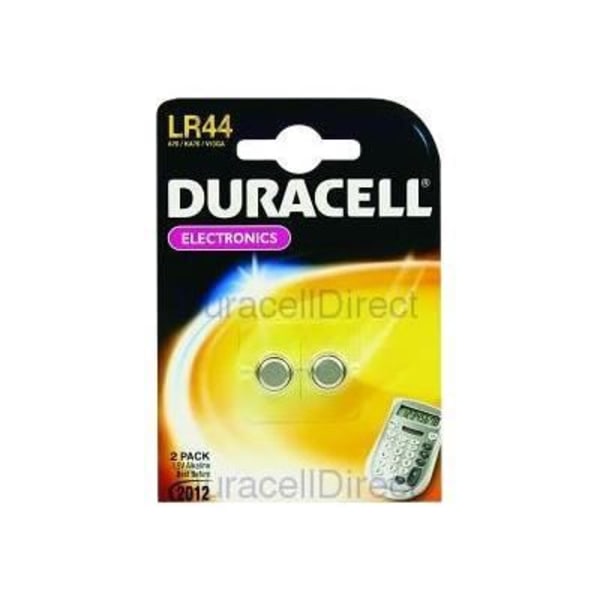 Duracell knapp batteri typ/ref. LR44 (2 enheter s...
