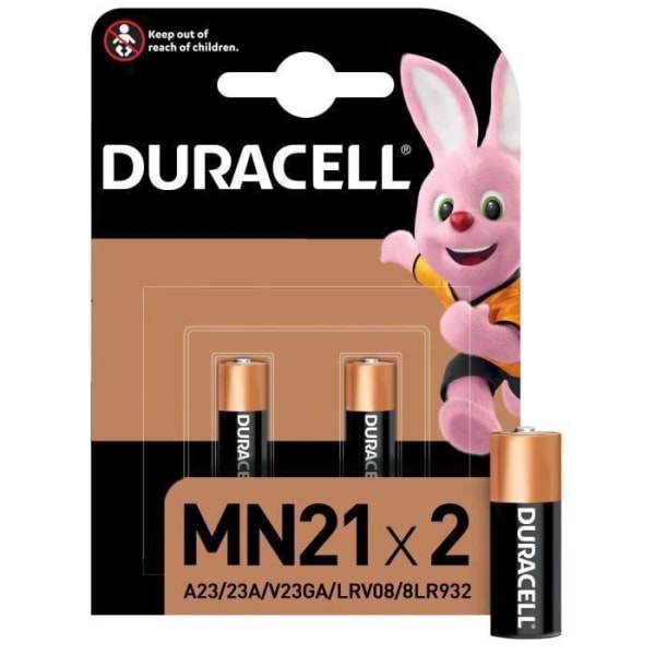 SHOT CASE - DURACELL Specialbatterier typ MN21 Set om 2