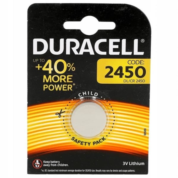 Duracell CR2450 DL2450 ECR2450 batteri/ litiumbatterier