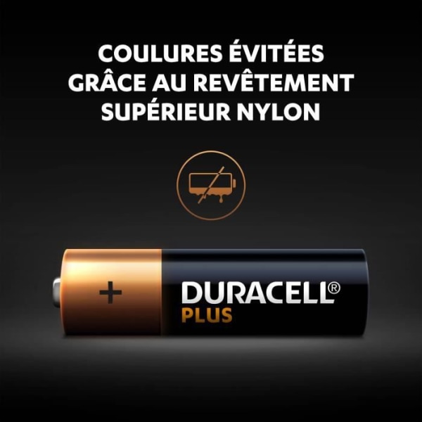Duracell Plus AA alkaliska batterier, 1,5V LR6 MN1500, 20 st