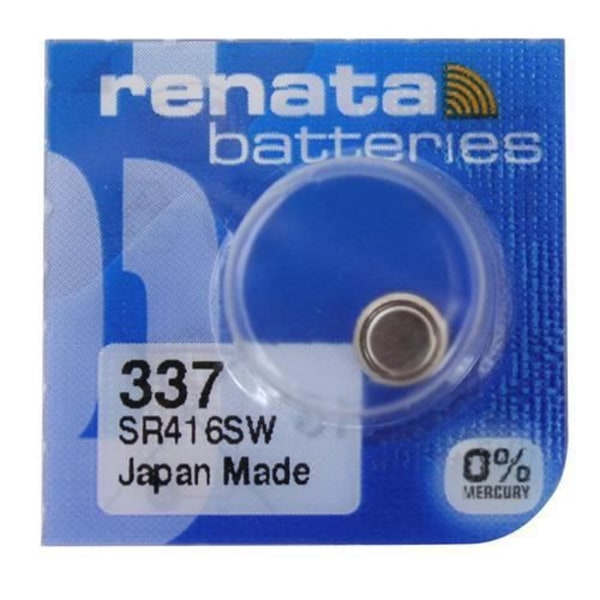 Renata Swiss Watch Batteri 3 x 337 eller SR416SW Silveroxid 1,5v (SR43SW)