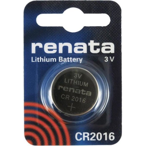 Renata CR2016 3V litiumbatteripaket om 2