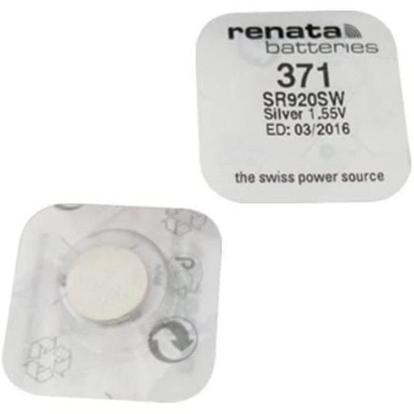 10 x Renata 371 Swiss Made Watch Batterier (10)