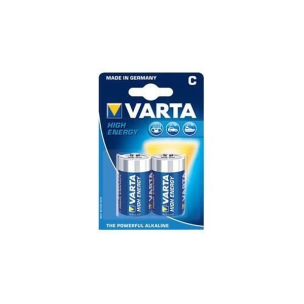 2 batterier 1,5 V LR14 Varta 4914