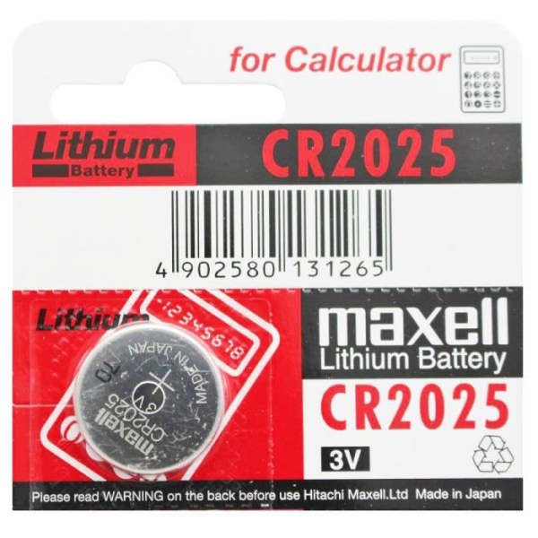 Maxell CR2025 IEC CR2025 litiumbatteri, 5-pack