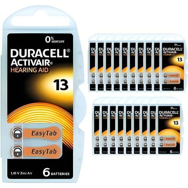 Duracell Activair 13 20 Hörapparatbatterier