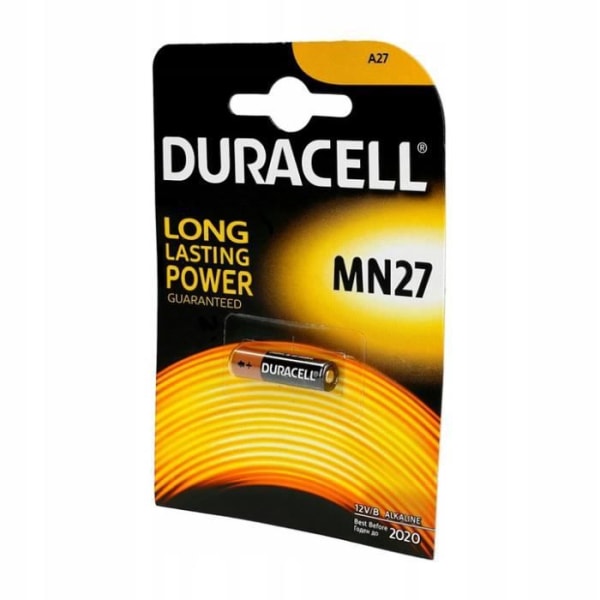Batteri för fjärrkontroll A27 Duracell MN27 27A L828 12V