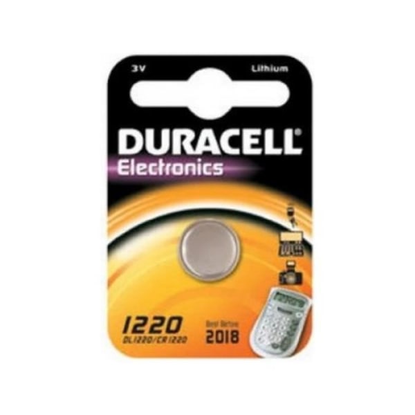 Tillbehörspaket Tv - Video - Ljud - Duracell Lithium Batteri Knappcell CR1220 3V Blister (Förpackning med 1 st) 030305