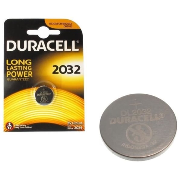 2 CR2032-DL2032 DURACELL 3V LITHIUM-BATTERIER