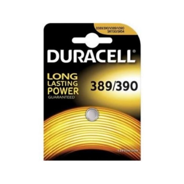 Tillbehörspaket Tv - Video - Ljud - Duracell Grey Oxide Batteri Knappcell 389/390 Blister (Förpackning med 1 st) 068124