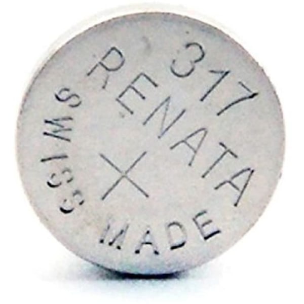 Renata - Swatch Group - RENATA 317 silveroxid knappbatteri 1,55V 10,5mAh - Blister x 1,1343