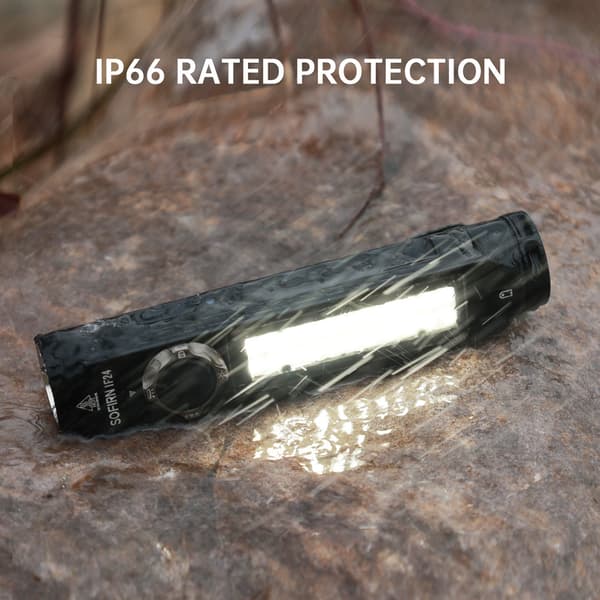 Sofirn IF24 Pro Rechargeable Flashlight, 2000 Lumens, 340m Range, RGB, USB-C, Magnet and 3000 mAh Battery
