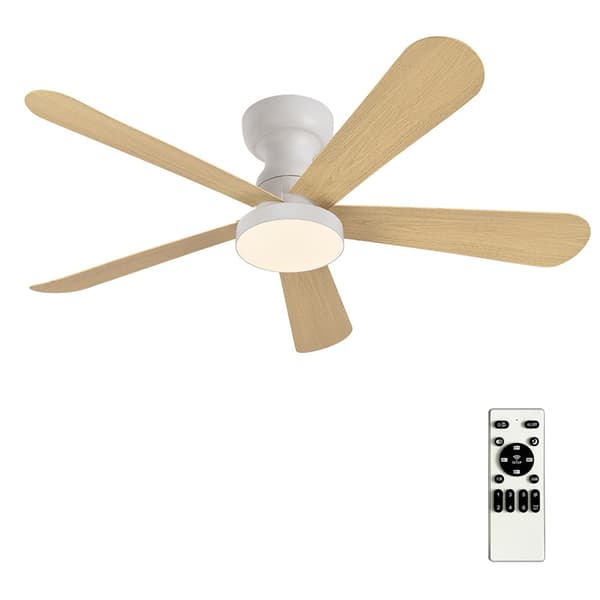 Moderne Takvifte, Ø106cm, CCT LED-lys, Stillegående DC-motor, 6 Hastigheter, ABS-blader