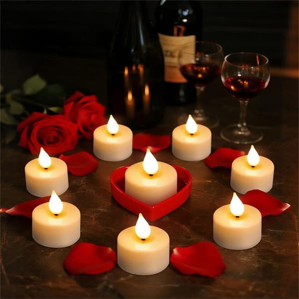 Flameless Rechargeable LED Candle with Magnetic Charging and Realistic Flame Effect, Decoration Light for Weddings and Home USB-C Remote