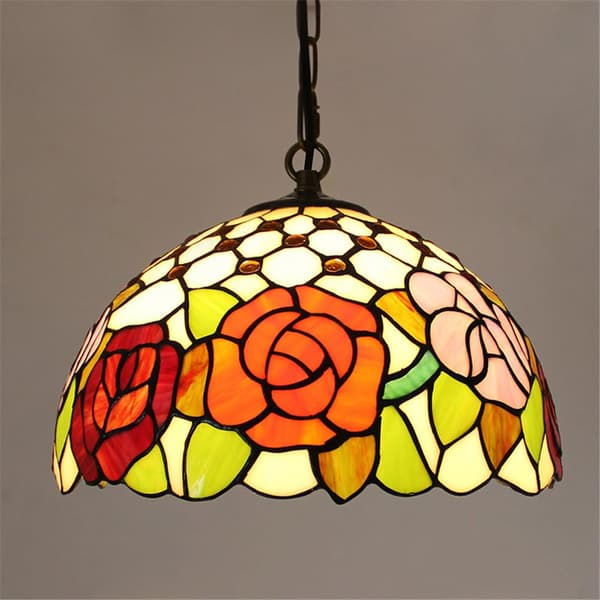 Farvet Glas LED Pendel - Moderne Lysekrone Stue Soveværelse Bar Style 2