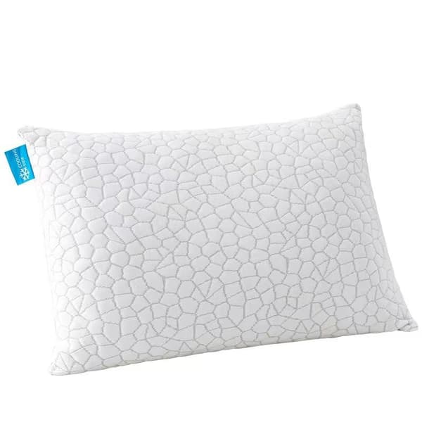 Kylande kudde 1-pack - strimlad memoryskum justerbar 74x48cm White 1 PCS