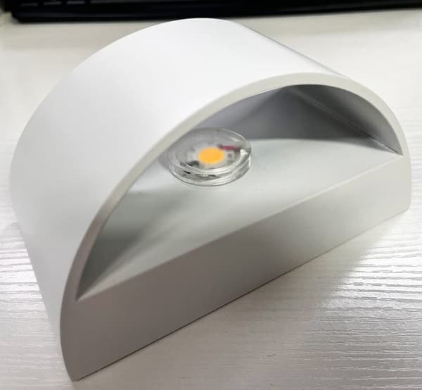 2-pack moderna LED vägglampor, 3000K varmvitt upp-och-ner belysning