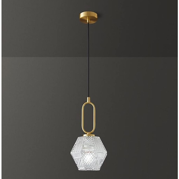 Messing Moderne Glas Pendel - Overflademontering til Køkkenø, Spisestue, Soveværelse, Loft Surface mount