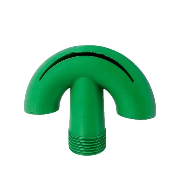 2 stk. poolvandlufterdyser - 3/4\" gevind ABS springvandshoved - grøn Green