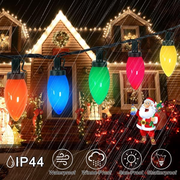 5m mansikkavalot 20 LED - 8 tilaa kaukosäädin vedenpitävä lämmin