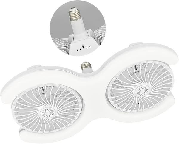 LED-takfläkt med fjärrkontroll, tyst lågprofilerad fläktlampa för sovrum och vardagsrum Without socket base