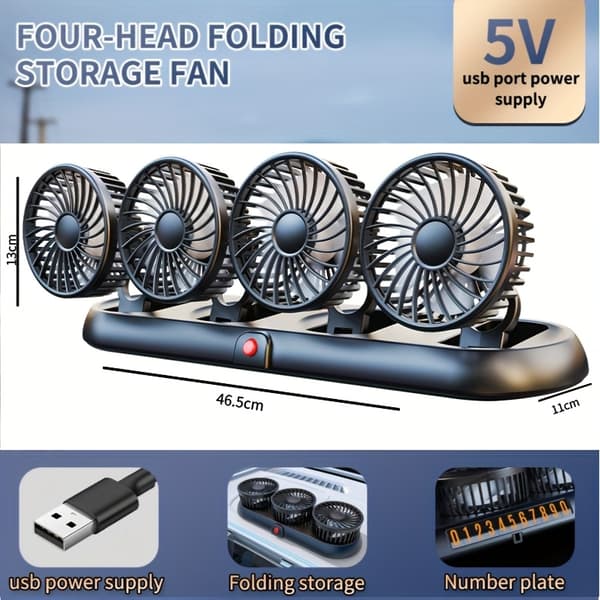Bærbar Fordampningsluftkøler Ventilator 880ml Isboks USB Skrivebordskøleventilator med Dobbelt Spray og LED Lys til Indendørs Brug 5V