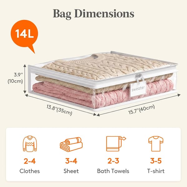 Sammenleggbare Oxford Oppbevaringsbokser Beige 2pk - Vindusgarderobe Beige Oxford cloth-2PC