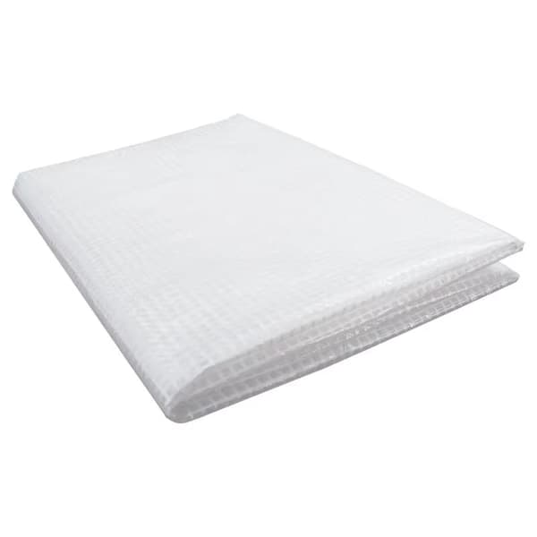 Vit presenning 4x5m 140gsm - Rivtålig hållbar utomhusskyddsduk