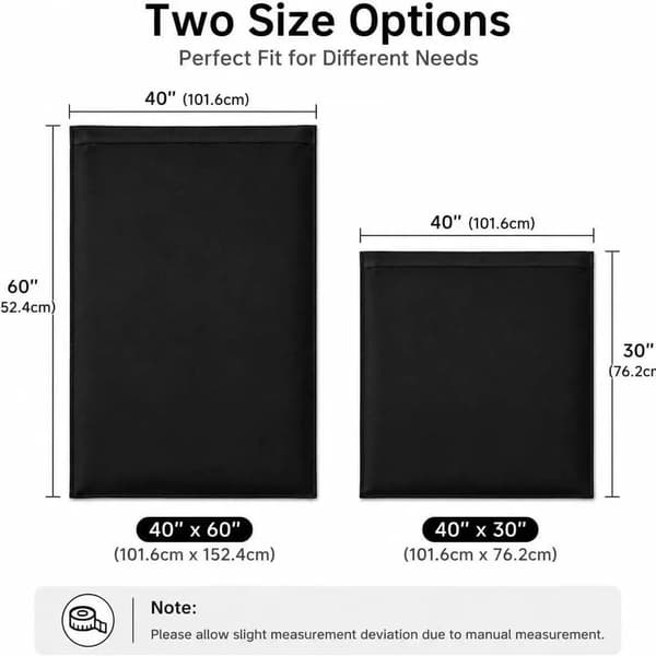 Filtväska för ramar 2-pack – 76x102 cm och 102x153 cm skydd Style 5