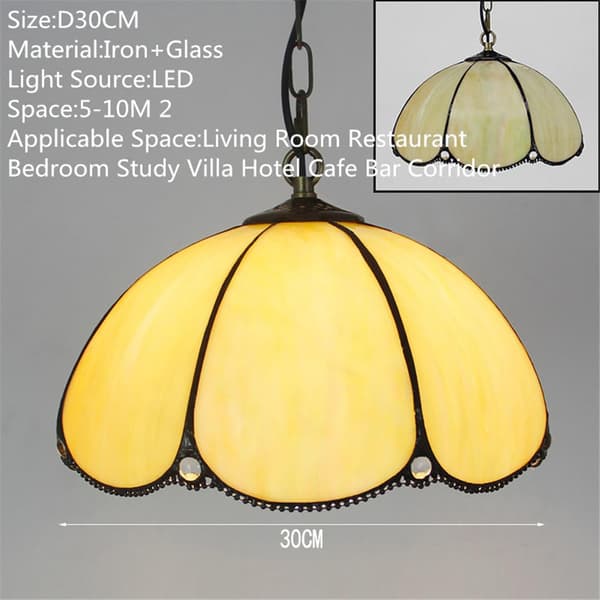 Massivt Tre Glass Pendel S3 - Landlig E27 9W Varmhvit Inkludert Style 3