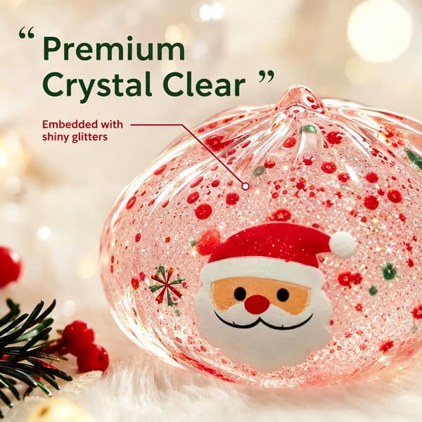 Jul Squishy Bun Set, Söta Maltos Klämleksaker, Stresslindrande Fidget Leksaks Presentförpackning red