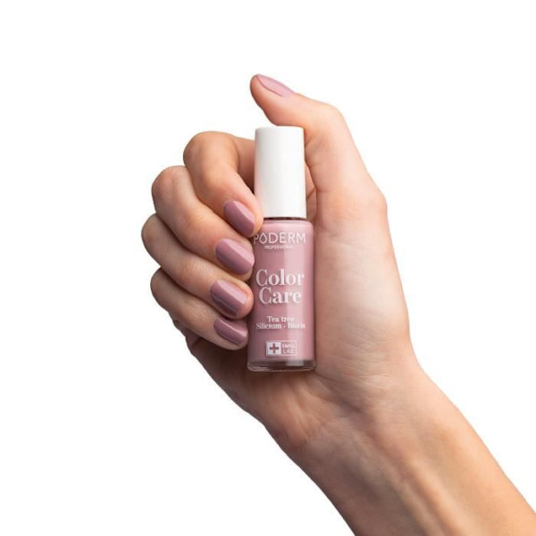 PODERM • PARME nagellack berikat med Tea Tree, Silicon och Biotin • Swiss Made • Händer & Fötter • Speciellt skadade naglar Parma