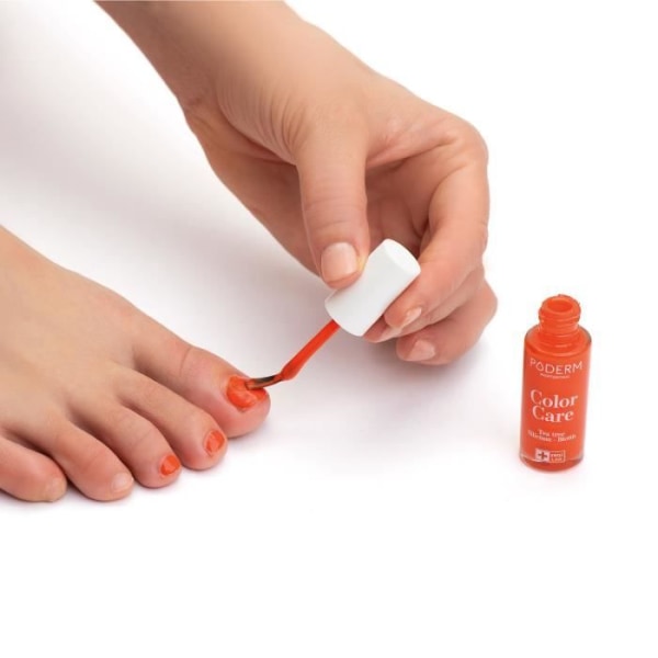 PODERM • MANGO nagellack berikat med Tea Tree, Silicon och Biotin • Schweiziskt tillverkat • Händer och fötter • Speciellt för skadade naglar