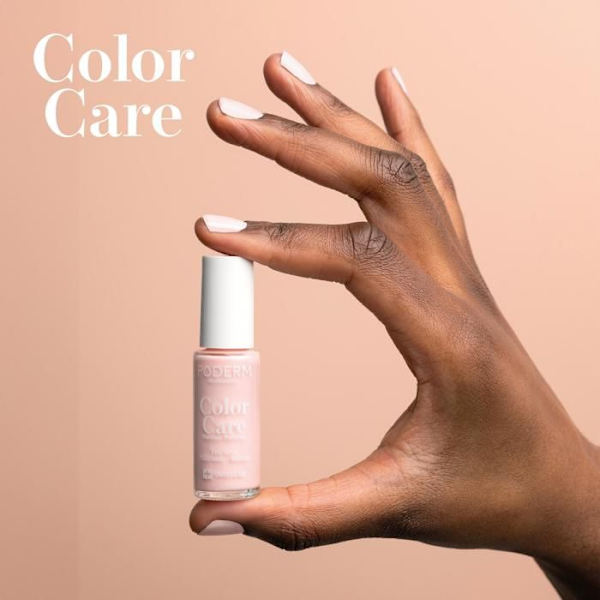 PODERM • NUDE BEIGE nagellack berikat med Tea Tree, Silicon och Biotin • Swiss Made • Händer & Fötter • Speciellt för skadade naglar