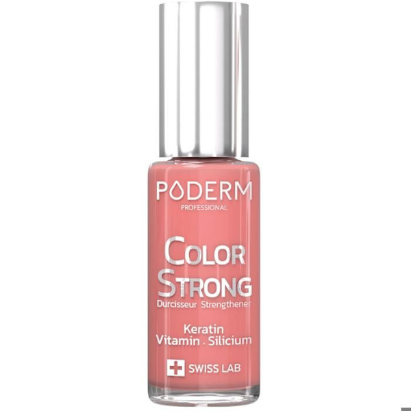 PODERM • CORAIL LIGHT Nagelhärdarlack berikad med Biotin Silicon Keratin • Schweiziskt tillverkad • Händer och fötter