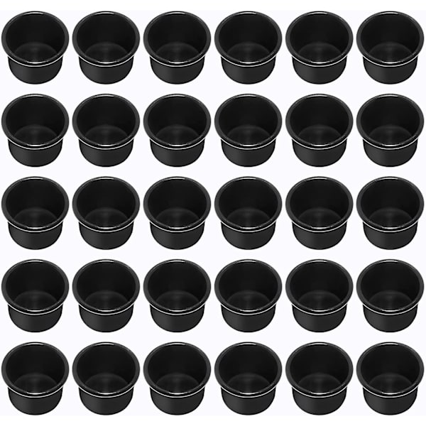 30 stk Mini Lysestaker (30 stk, svart), metall Lysestake, liten Metall Lysestake, lysestake, liten Lysestake, juleborddekorasjon Kan