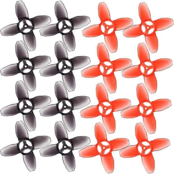 16 st för EMAX Avan Tinyhawk TH Turtlemode Propeller 40mm 4-Bladig 1.5mm Hål, för 0802 Motor Inomhus F