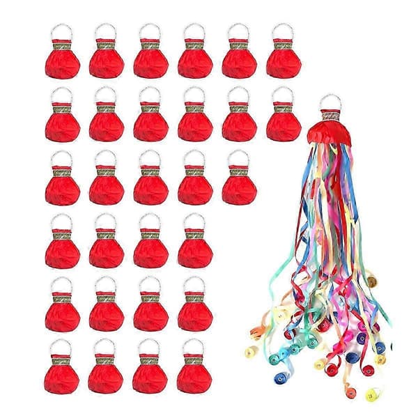 30-pack Streamers Popper Hand Throw Streamers