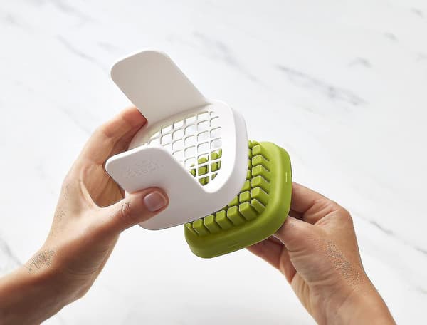 Joseph Joseph Chopcup Grøntsags- og Frugtkutter Veg Dicer Rustfrit Stål Hvid