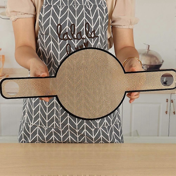 2 stk. Bakeplater i glassfiber med lange håndtak, bakepose, bakebrett, bakematte for bakverk