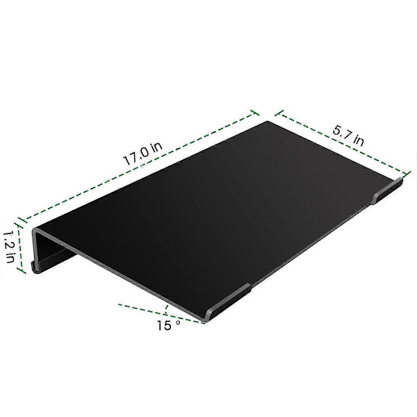 Akryl Computer Tastatur Stand til Skrivebord, Tastatur Hæve-Tilt, Tastatur Holder til Desktop, De