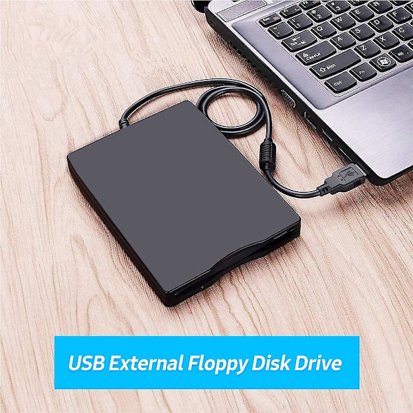 USB Ekstern Diskettestation Bærbar 3,5 tommer Diskettestation USB Interface Plug and Play Lav N