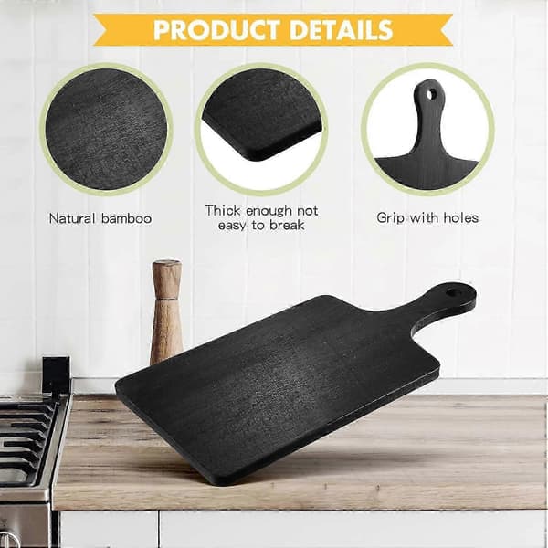3-pack Rustik Bambu Skärbräda Bröllopspresent DIY Lasergraverbar 42x17 cm, 35,6x17 cm, 25x17 cm 2025