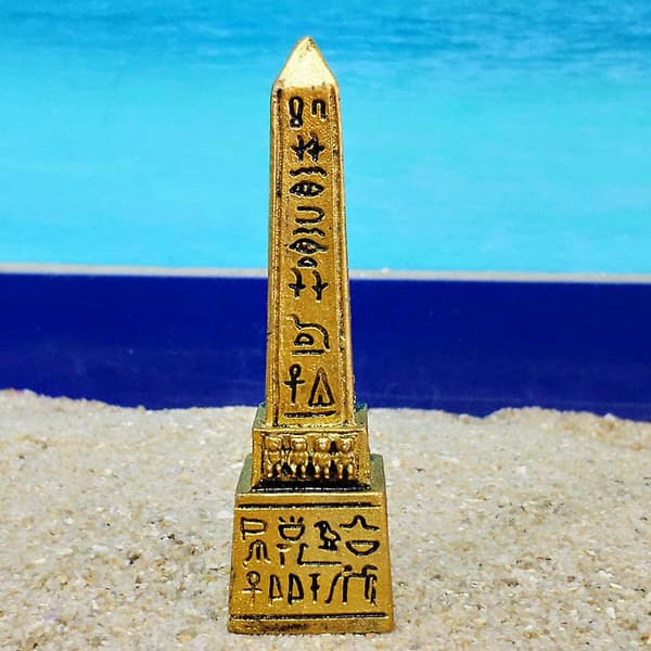 Egyptisk Obelisk Figur Egyptisk Tårn Statue Skrivebords Egyptisk Tårn Figur